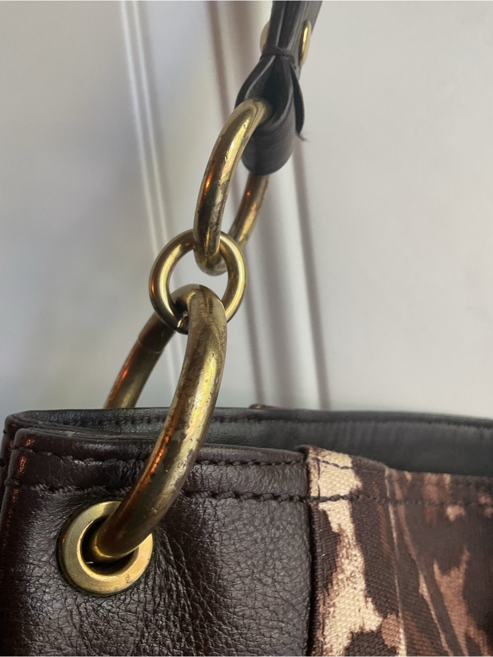 COACH Park Chain Ocelot Leopard Print & Leather w/ Goldtone Hardware 2013 - Picture 13 of 16